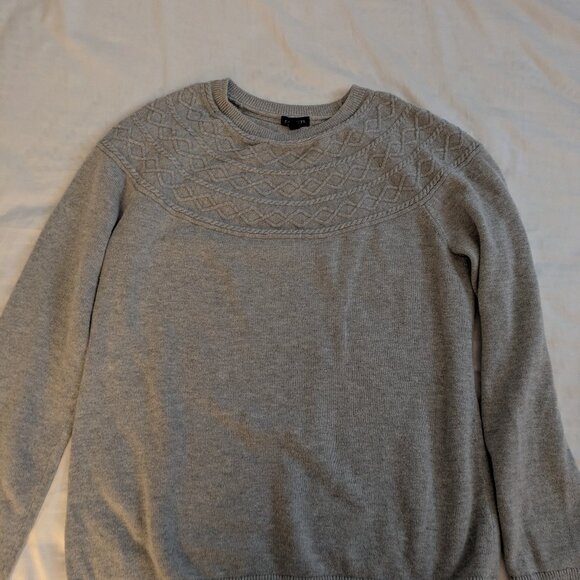 L Talbots gray sweater - Picture 2 of 6